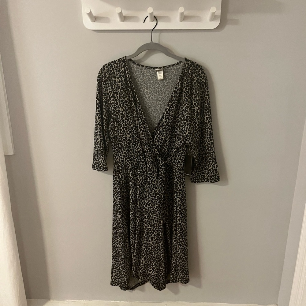 Leopard print dress